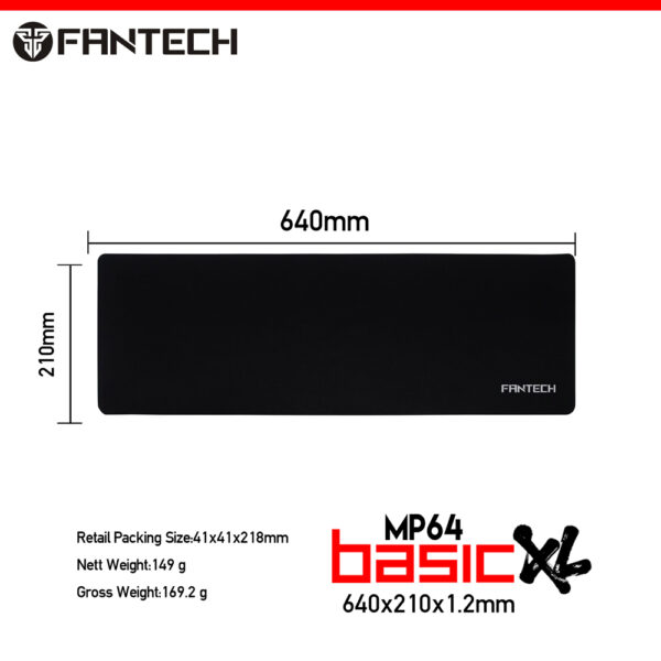 FANTECH MP64 GAMING EXTENDER MOUSE PAD