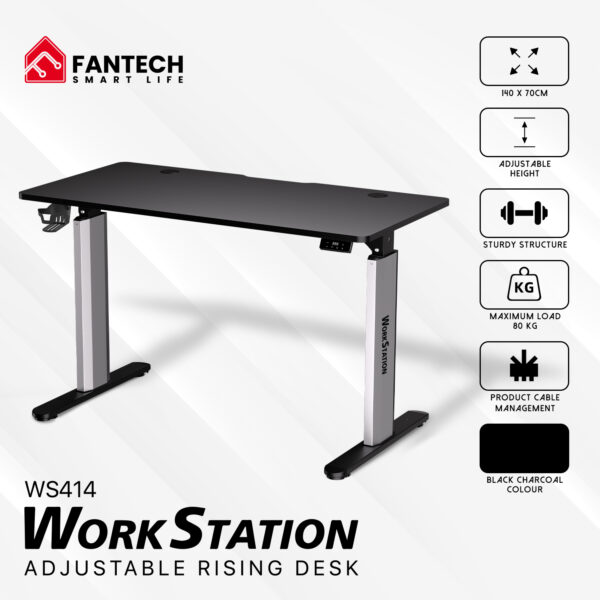 FANTECH WS414 WORKSTATION ADJUSTABLE RISING GAMING DESK