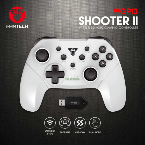 FANTECH WGP13 SHOOTER ll WIRELESS 2.4GHZ GAMING CONTROLLER