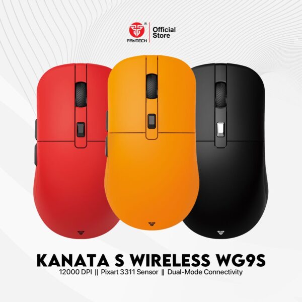 FANTECH KANATA WIRELESS S WG9S Black Gaming Mouse