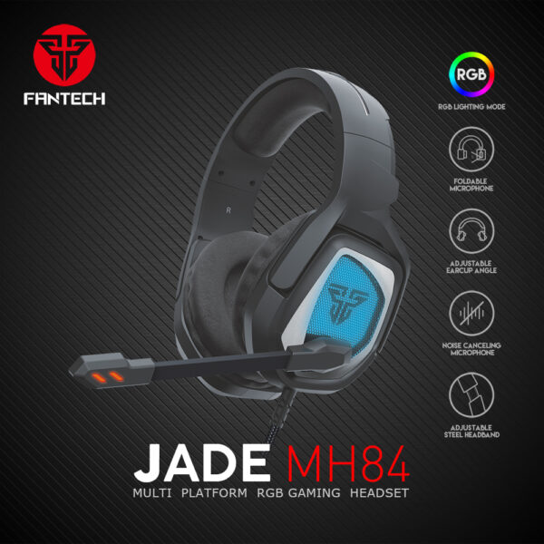 MH84 JADE MULTI PLATFORM RGB GAMING HEADSET HEADSET