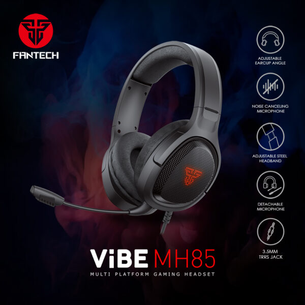 MH85 VIBE RGB GAMING HEADSET BLACK