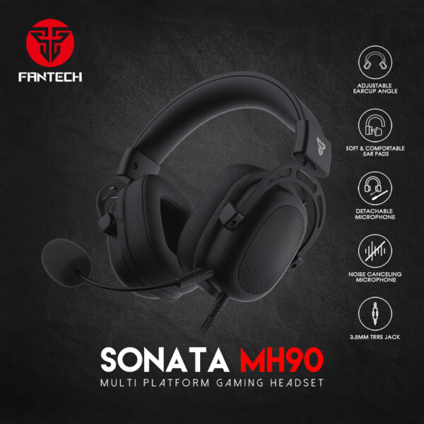 SONATA MH90 MULTI PLATFORM GAMING HEADSET BLACK