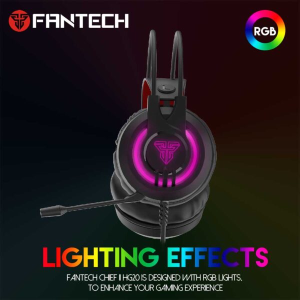 CHIEF II HG20 RGB GAMING HEADSET BLACK