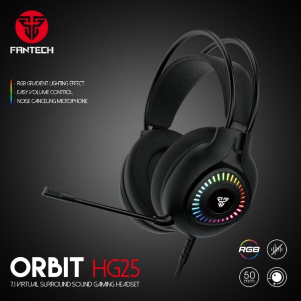 ORBIT HG25 RGB GAMING HEADSET BLACK